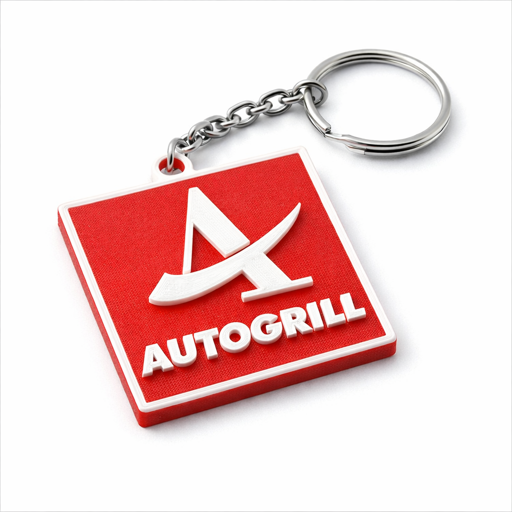 Portachiavi NFC personalizzato con logo aziendale